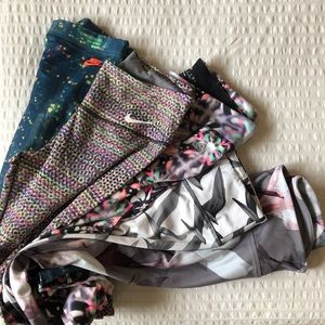 Bundle 5 Sports Capri/Leggings, S